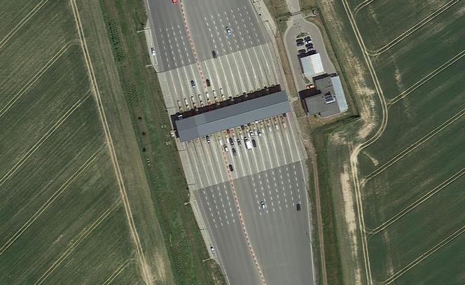 Autostrada A1, bramki w Rusocinie pod Gdańskiem