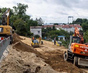 Budowa miejskiej części przystanku Szczecińskiej Kolei Metropolitalnej Stołczyn (Glinki)