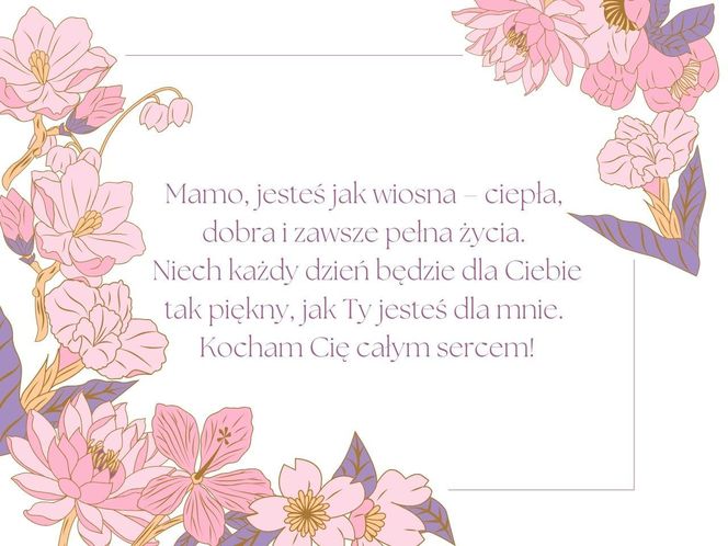 Dzień Mamy 2025 - kartki z życzeniami