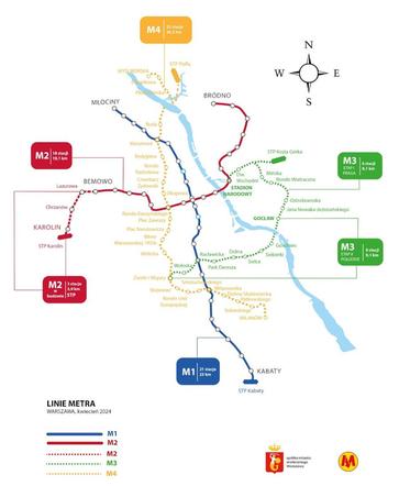 Plan na nowe linie metra w stolicy