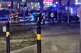 Wypadek w centrum Zabrza. Zderzyły się dwa samochody