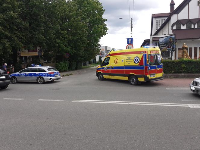 Potrącenie pieszej na ulicy Radomskiej w Starachowicach