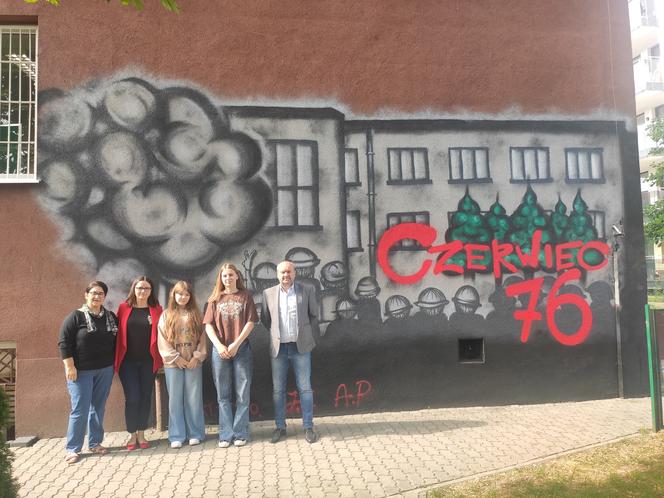 Ściany PSP nr 33 ozdobi mural nawiązujący do radomskiego czerwca 76