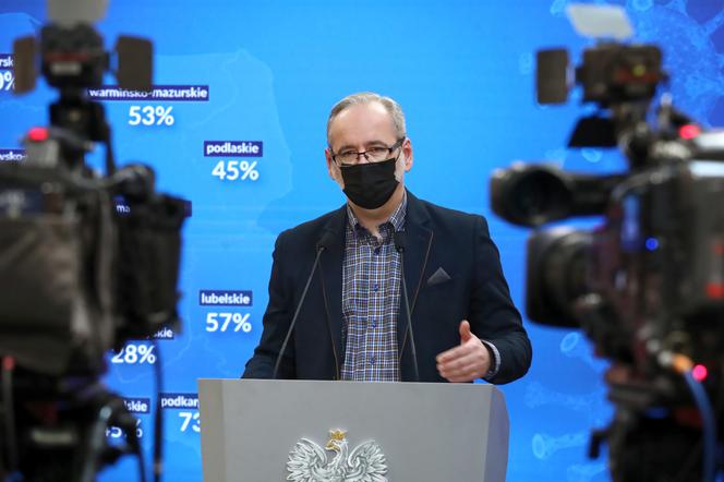 Adam Niedzielski. Konferencja ministra zdrowia