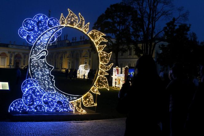 Królewski Ogród Świateł w Wilanowie już otwarty. Zobaczcie sami, jak tam jest pięknie!