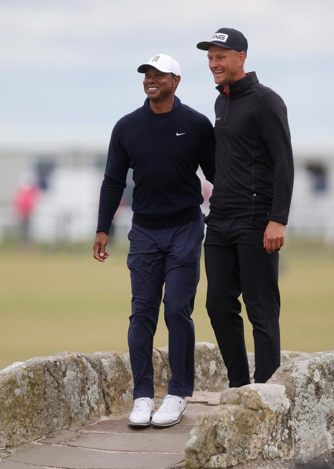 Adrian Meronk i Tiger Woods