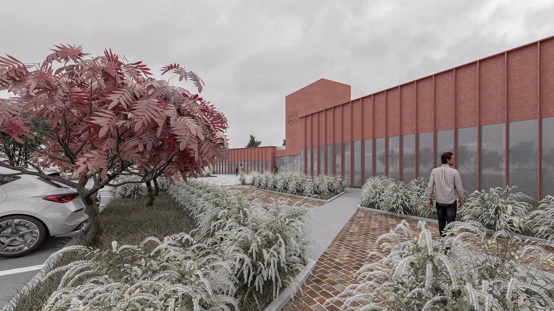 Liceum sztuk pięknych w Świerklańcu.