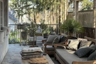 Egzotyczna aranżacja tarasu Edyty Pazury