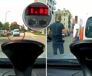 Policja pokazała wstrząsające nagranie. Szokujące, co zrobił ten kierowca!