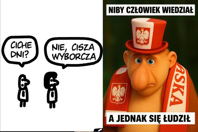 Wybory prezydenckie 2025. Memy wyborcze. Tak internauci komentują wybory
