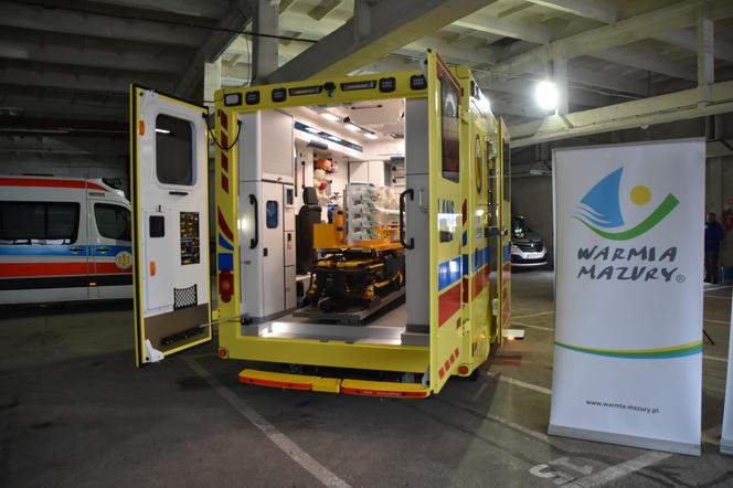 Nowoczesny ambulans do przewożenia noworodków 