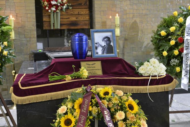 Znani na pogrzebie Miriam Aleksandrowicz
