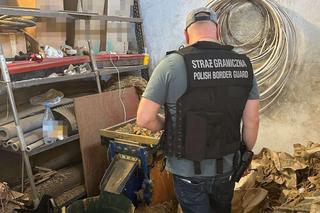 Zlikwidowano nielegalną krajalnię tytoniu w Bytomiu. Przejęto blisko 10 ton suszu tytoniowego