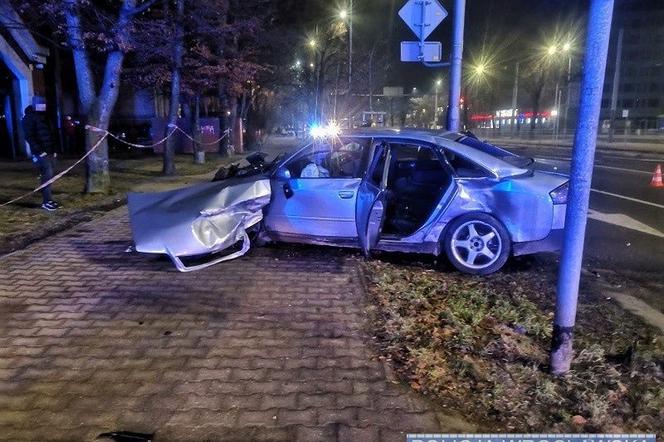 Wypadek na skrzyżowaniu Hallera i Powstańców Śląskich we Wrocławiu