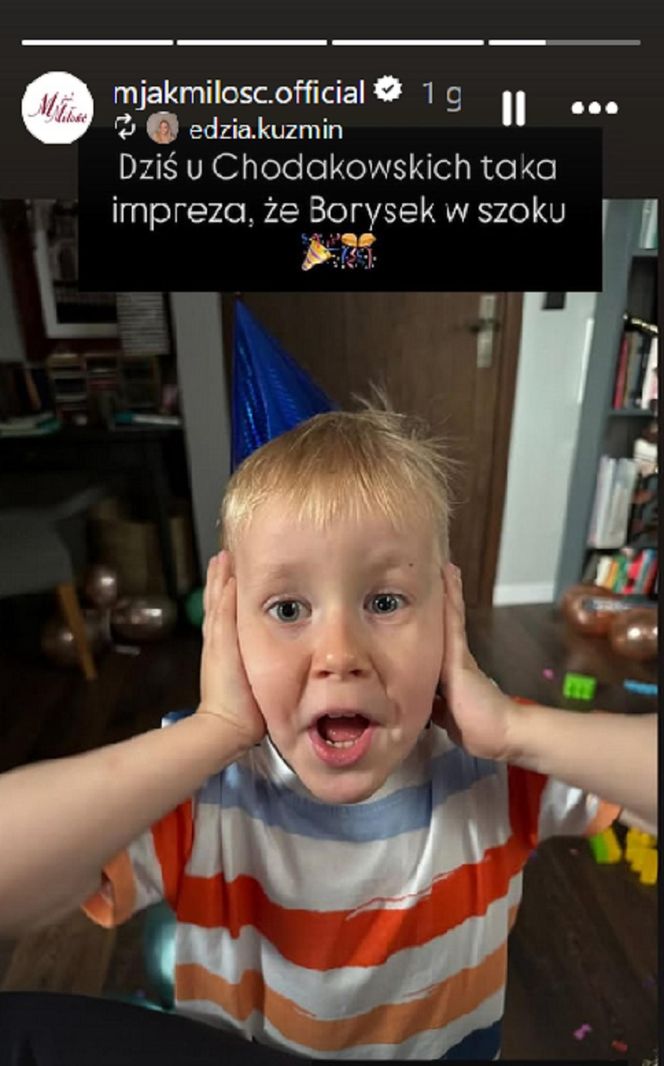 M jak miłość. Borysek (Tymon Szkopek)