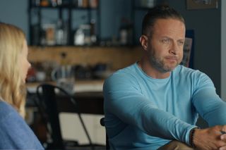 Barwy szczęścia, odcinek 3038. Dominika (Karolina Chapko), Sebastian (Marek Krupski)