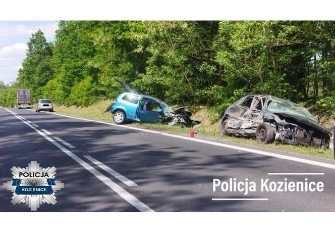 Wypadek na DK 79 w Bogucinie