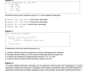 Egzamin zawodowy informatyk - przykładowe zadania. Nazwa kwalifikacji: Projektowanie, programowanie i testowanie aplikacji