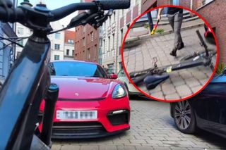 Anglik z bejsbolem zaatakował rowerzystę. Piraci drogowi na Podzamczu wciąż mają się dobrze