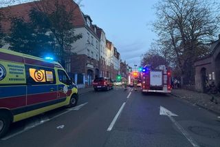 Pożar w Katowicach. Trzy osoby poszkodowane