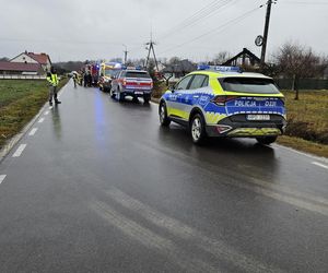 Pożar drewnianego domu w Potoczku-Kolonii