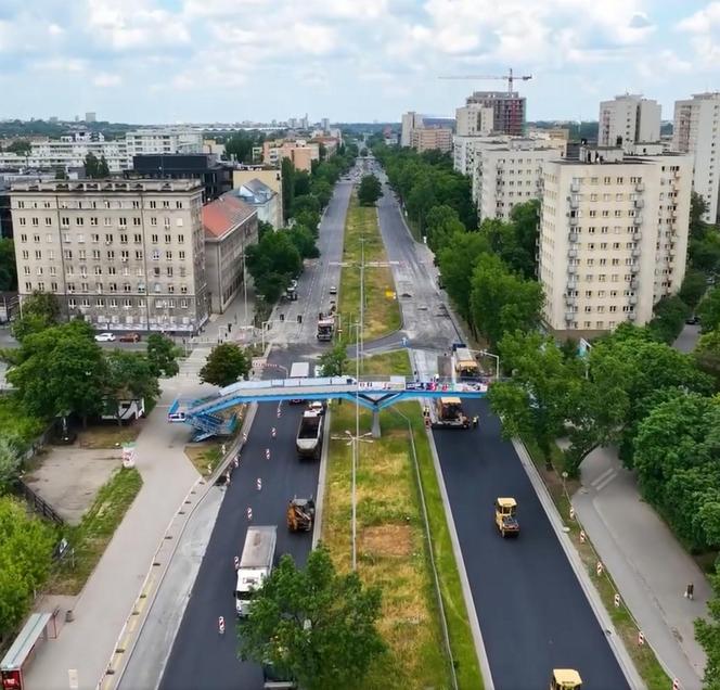 Wymiana nawierzchni od Czerniakowskiej do Mostu Siekierkowskiego. Wisłostrada będzie jak nowa!