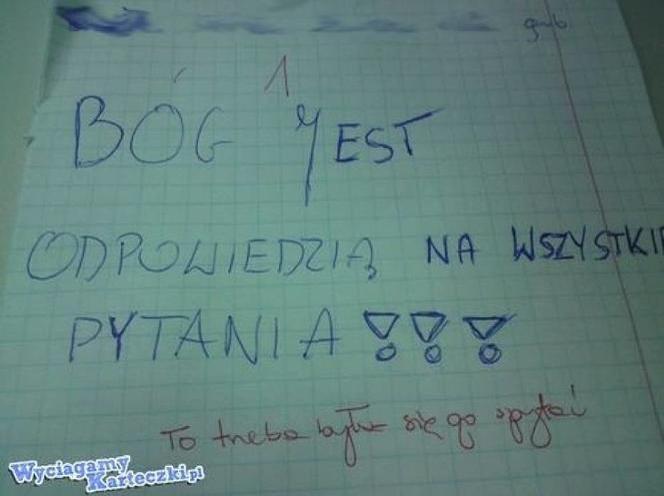 Hity z kartkówek i sprawdzianów. Tak uczniowie walczą o oceny na koniec roku szkolnego [GALERIA]