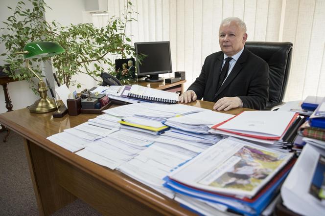 Tak wygląda gabinet Jarosława Kaczyńskiego