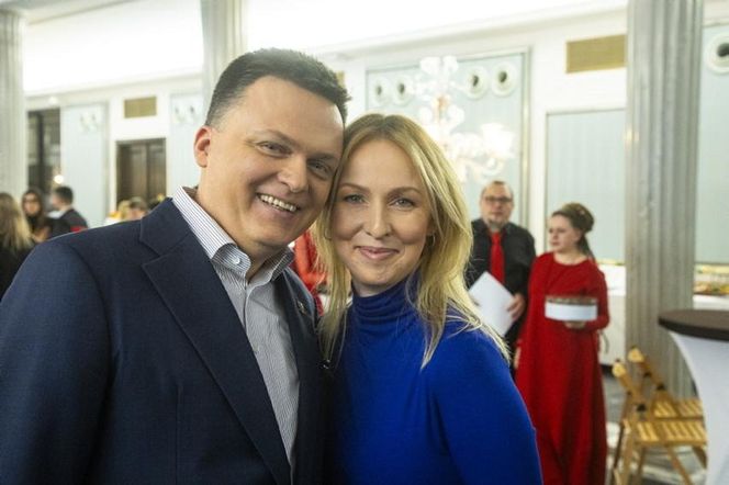 Urszula Brzezińska-Hołownia i Szymon Hołownia