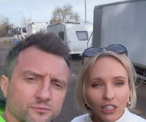 M jak miłość na planie nowy sezon po wakacjach 2025. Dorota (Iwona Rejzner), Bartek (Arkadiusz Smoleński)