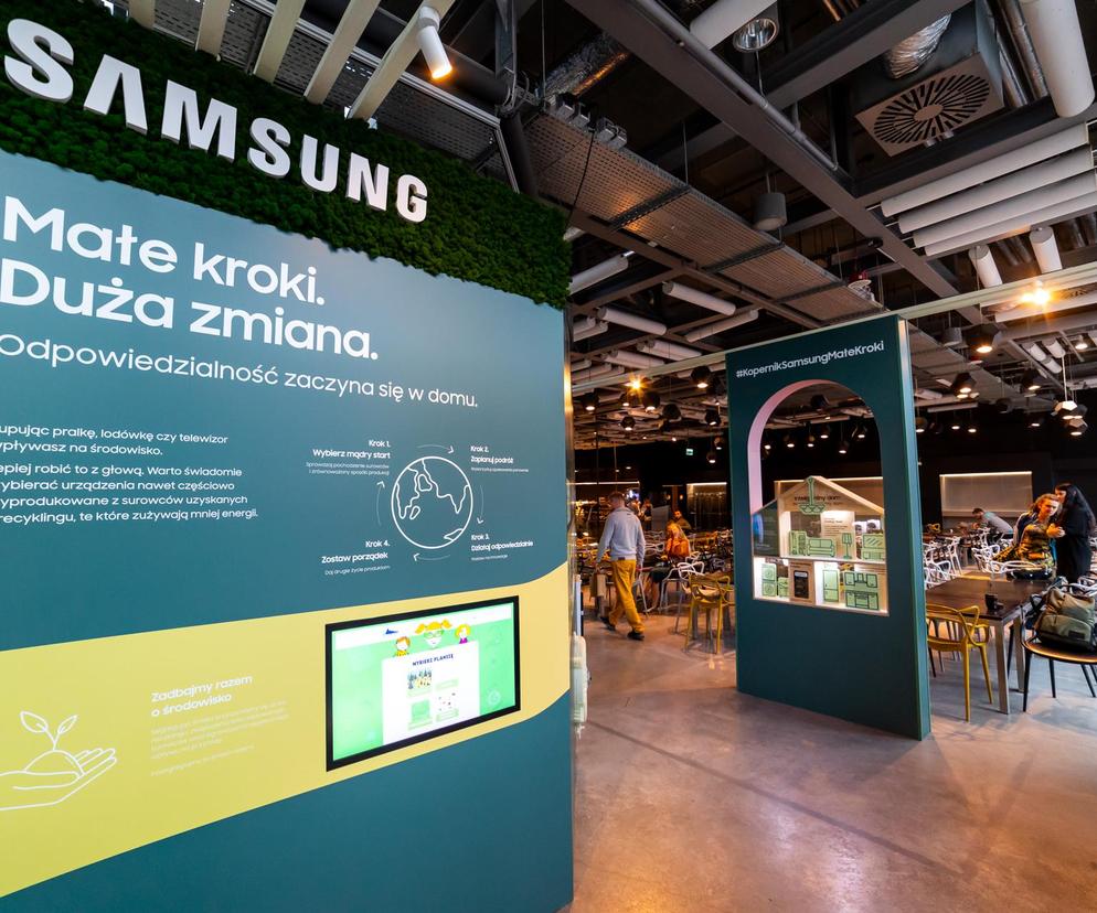Interaktywna strefa Samsung w CNK