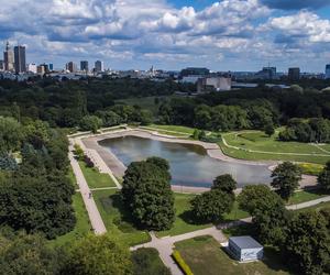 Modernizacja parku Pole Mokotowskie w Warszawie, proj. WXCA