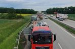 Pożar autokaru przewożącego dzieci na A4! Dramatyczne sceny pod Wrocławiem