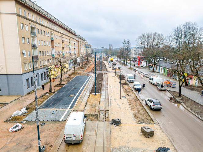 Dobiega końca remont ul. Wojska Polskiego w Łodzi