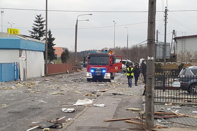 Potężny wybuch przy ul. Łowickiej w Bydgoszczy