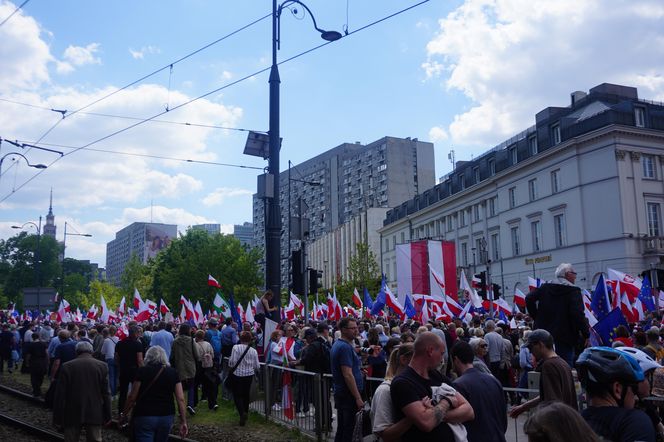 "Wielki Marsz Patriotów" Rafała Trzaskowskiego w Warszawie 25.05.2025