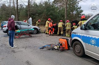 Dwa samochody osobowe zderzyły się w Mysłowicach