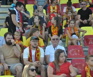 Korona Kielce - Cracovia. Zdjęcia kibiców podczas meczu. 10 sierpnia 2024