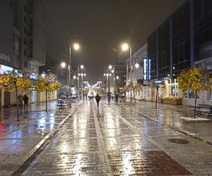 Pierwsze opady śniegu. Zobacz jak wyglądają Kielce w zimowej szacie