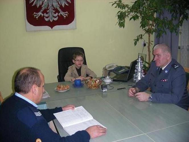 7- latek został policjantem 