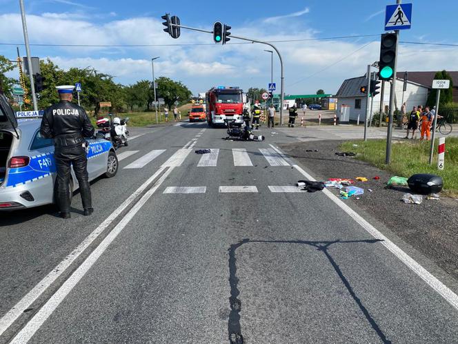 Wypadek na A1 niedaleko Piotrkowa Trybunalskiego