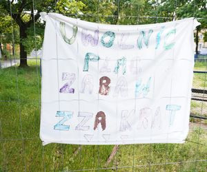 Ogrodzony plac zabaw na Winogradach