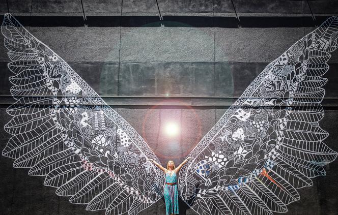 Anielskie skrzydła w centrum Kielc. Pomysł na nowy mural
