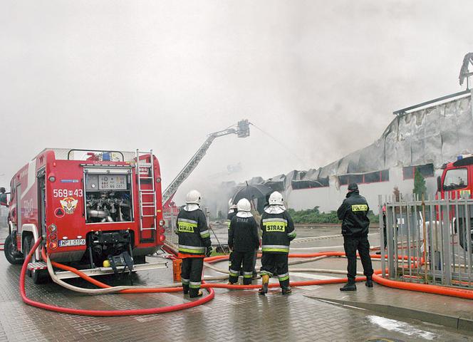 Chińska hala poszła z dymem