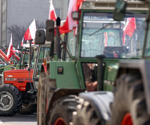 Strajk rolników w centrum Katowic ZDJĘCIA