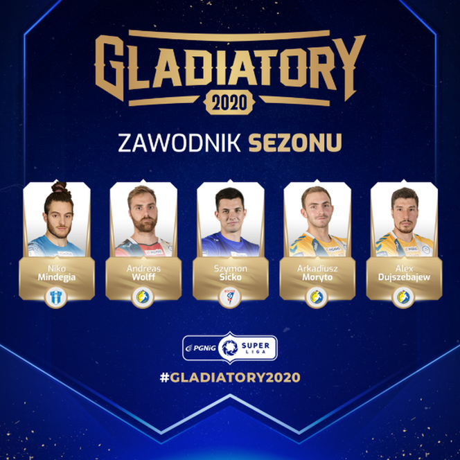 Zawodnik Sezonu – nominowani / PGNiG Superliga Gladiatory 2020