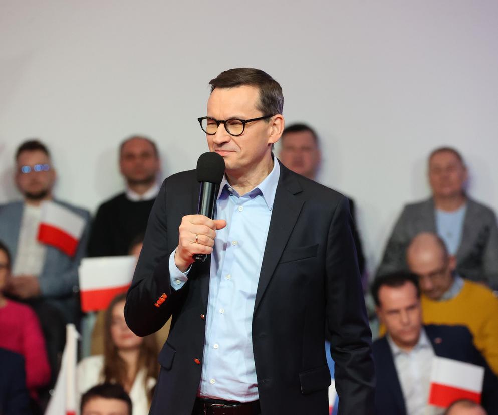  Mateusz Morawiecki w Łodzi.  „Może szybciej niż się niektórym wydaje będziemy znowu rządzić”