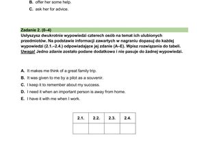 Egzamin Ósmoklasisty 2024 - język angielski ARKUSZE PDF, CKE