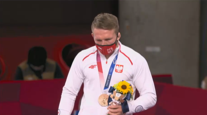 Tadeusz Michalik z medalem