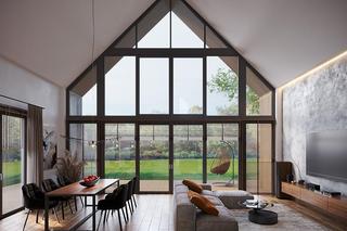 Projekt A102 Dom z klimatem (z wentylacją mechaniczną i rekuperacją)